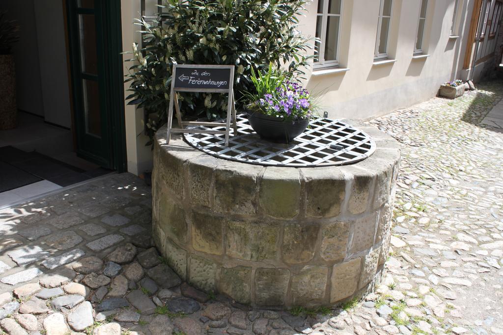 Ferienwohnungen Im Alten Handelshof Quedlinburg Exteriör bild